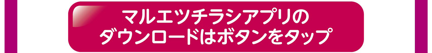 マルエツチラシアプリのダウンロードはボタンをタップ